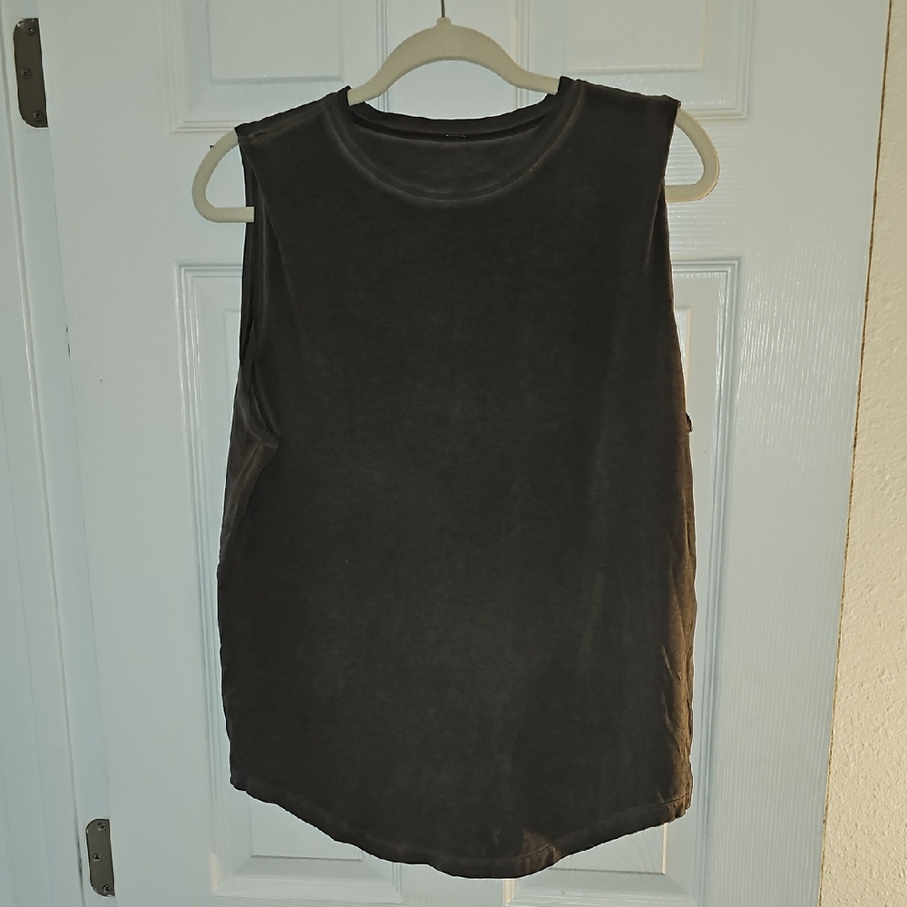 LULULEMON Elegant Charcoal Sleeveless Top